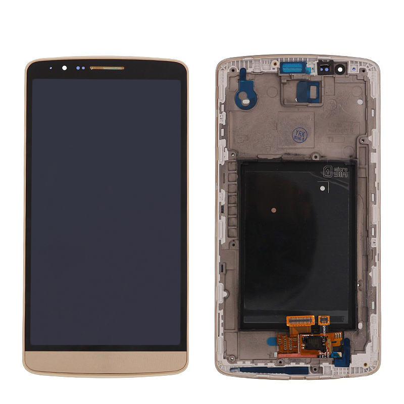 LCD para LG G3 dorado