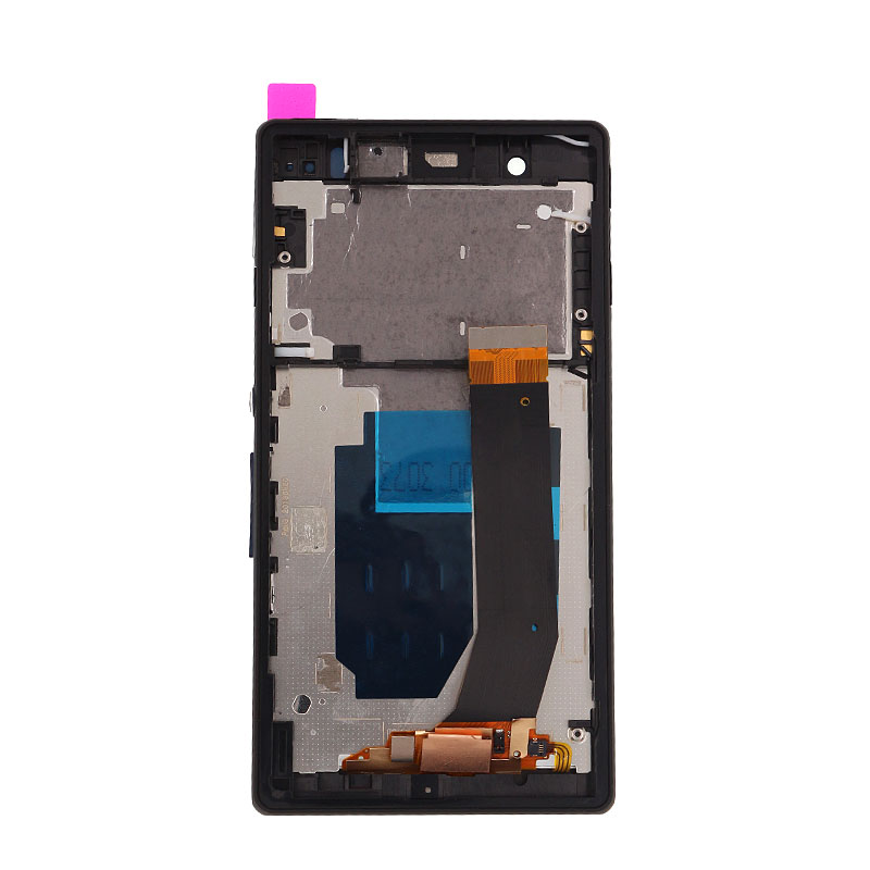LCD para SONY Xperia Z Con Marco Azul
