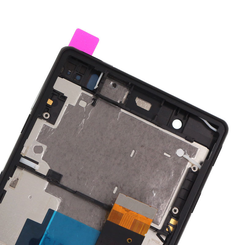 LCD para SONY Xperia Z Con Marco Azul