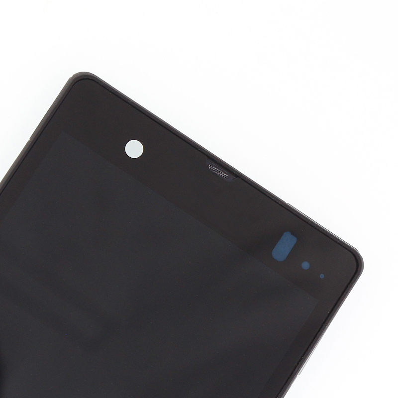 LCD para SONY Xperia Z Con Marco Azul