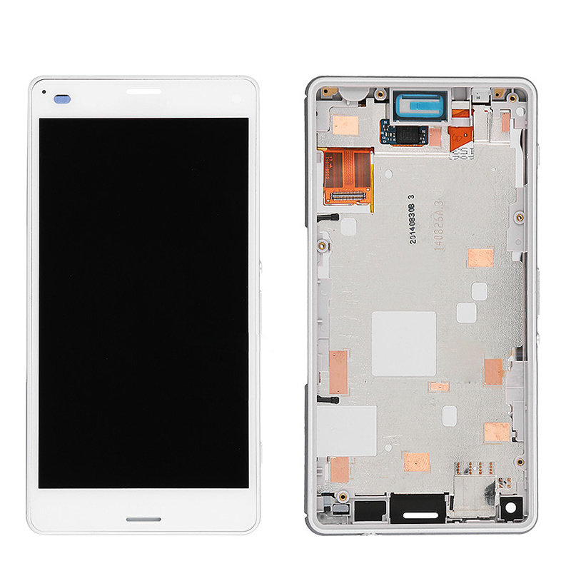 LCD para SONY Xperia Z3 Compact Con Marco Blanco