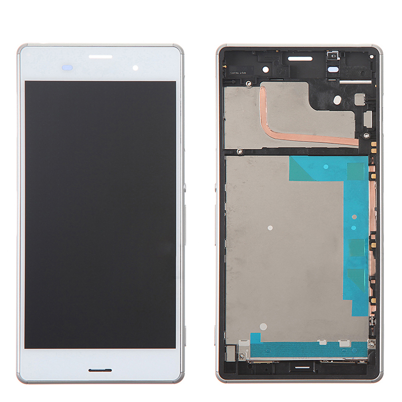 LCD para SONY Xperia Z3 Con Marco Blanco